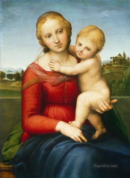 聖母子 小さなカウパー マドンナ ルネサンスの巨匠 ラファエロ Oil Paintings